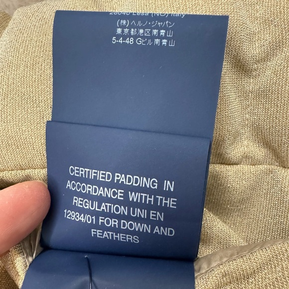 HERNO Gold-tone lurex short sleeve puffer jacket 42 - Picture 16 of 17